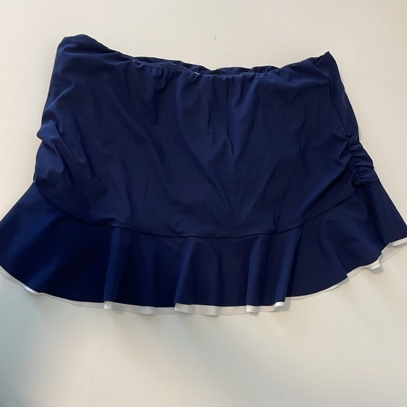 Profile by Gottex navy swim skirt sz 12 - Picture 2 of 6